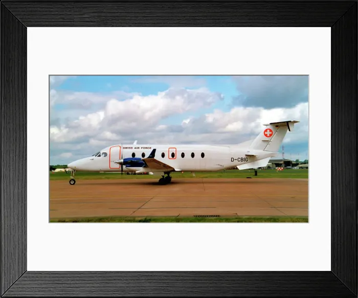 Framed Print : Beech 1900D D-CBIG Framed Print : Beech 1900D D-CBIG