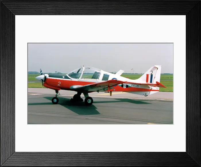 Framed Print : Scottish Aviation Bulldog T. 1 XX520 - 2 Framed Print : Scottish Aviation Bulldog T. 1 XX520 - 2