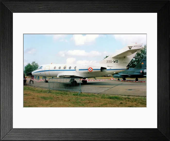 Framed Print : Dassault Falcon 20F 483 - 339-WO Framed Print : Dassault Falcon 20F 483 - 339-WO