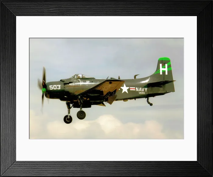 Framed Print : Douglas AD-4NA Skyraider G-RADR / 126922 Framed Print : Douglas AD-4NA Skyraider G-RADR / 126922