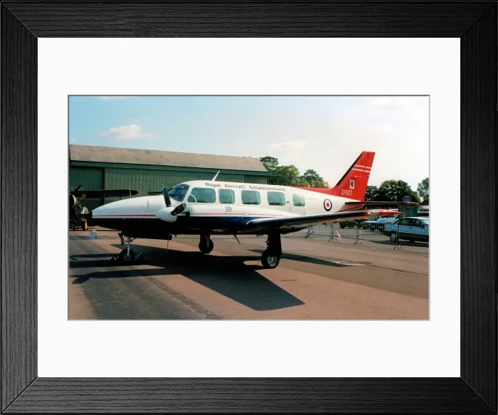 Framed Print : Piper PA-31 ZF522 Framed Print : Piper PA-31 ZF522