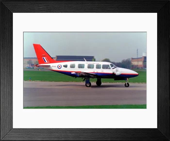 Framed Print : Piper PA-31 ZF622 Framed Print : Piper PA-31 ZF622