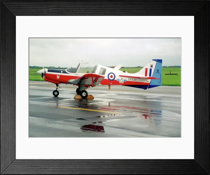 Framed Print : Scottish Aviation Bulldog T. 1 XX529 / W Framed Print : Scottish Aviation Bulldog T. 1 XX529 / W