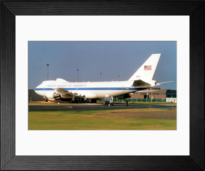 Framed Print : Boeing E-4B 74-0787 Framed Print : Boeing E-4B 74-0787