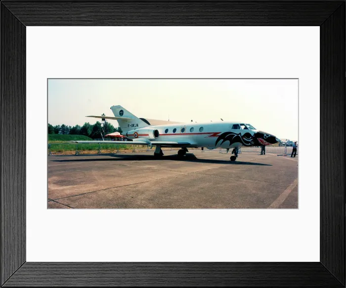 Framed Print : Dassault Falcon 20F 263 / CY Framed Print : Dassault Falcon 20F 263 / CY