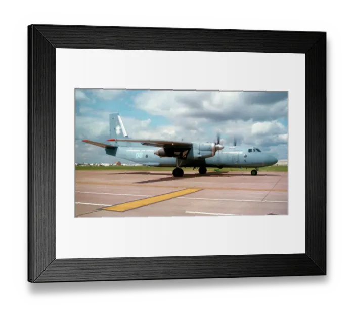 Framed Print : Antonov An-26B 05 Blue Framed Print : Antonov An-26B 05 Blue