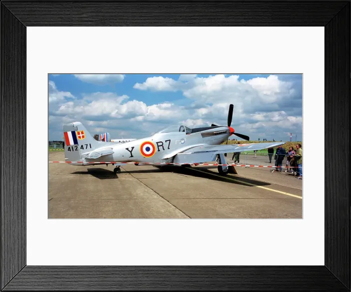 Framed Print : North American Mustang F-AZFI Framed Print : North American Mustang F-AZFI