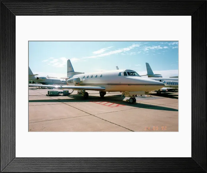 Framed Print : Rockwell Sabreliner N90EC Framed Print : Rockwell Sabreliner N90EC