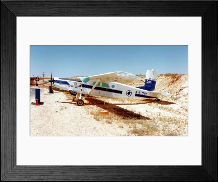 Framed Print : Pilatus PC-6 / A-H2 Turbo Porter 4X-SVY / 006 Framed Print : Pilatus PC-6 / A-H2 Turbo Porter 4X-SVY / 006