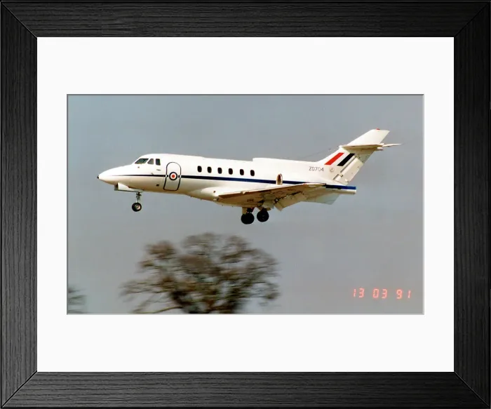 Framed Print : British Aerospace HS. 125 CC. 3 ZD704 Framed Print : British Aerospace HS. 125 CC. 3 ZD704