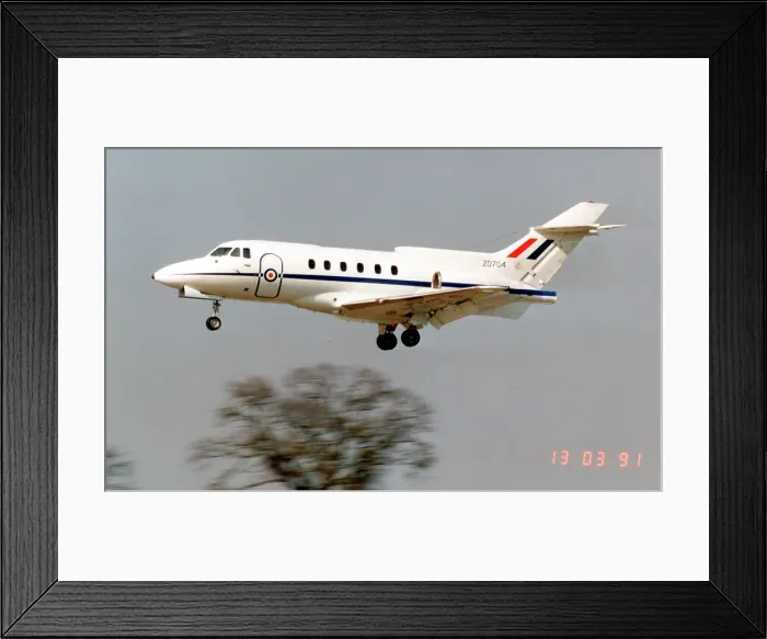 Framed Print : British Aerospace HS. 125 CC. 3 ZD704 Framed Print : British Aerospace HS. 125 CC. 3 ZD704