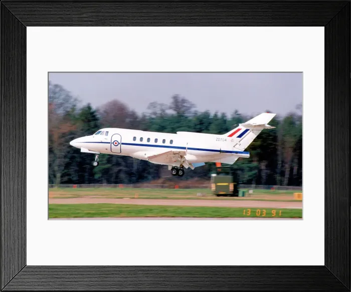 Framed Print : British Aerospace HS. 125 CC. 3 ZD704 Framed Print : British Aerospace HS. 125 CC. 3 ZD704