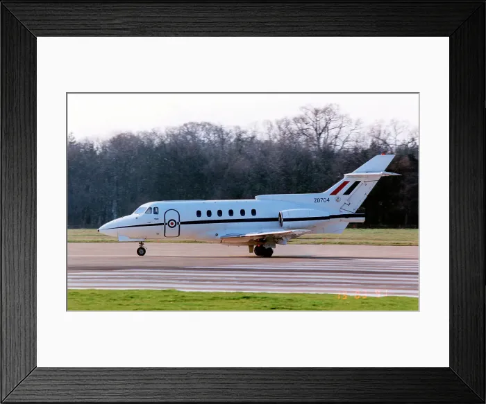 Framed Print : British Aerospace HS. 125 CC. 3 ZD704 Framed Print : British Aerospace HS. 125 CC. 3 ZD704