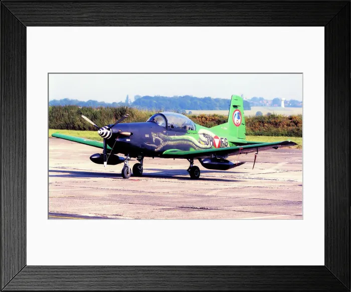 Framed Print : Pilatus PC-7 Turbo Trainer 3H-FG Framed Print : Pilatus PC-7 Turbo Trainer 3H-FG