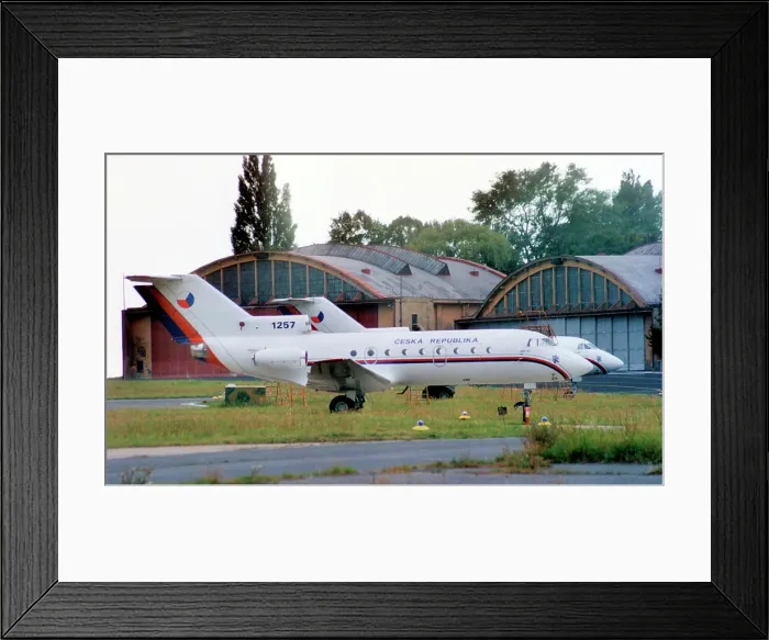 Framed Print : Czech Air Force - Yakovlev Yak-40K 1257 Framed Print : Czech Air Force - Yakovlev Yak-40K 1257