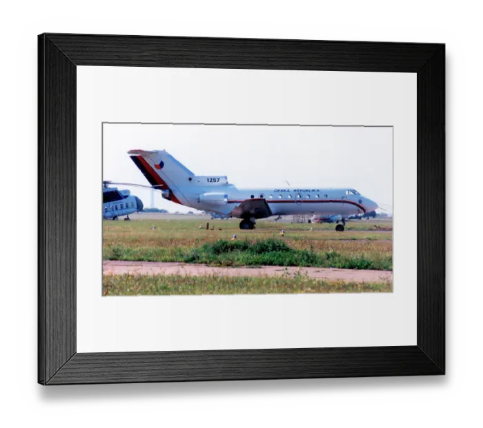 Framed Print : Czech Air Force - Yakovlev Yak-40K 1257 Framed Print : Czech Air Force - Yakovlev Yak-40K 1257