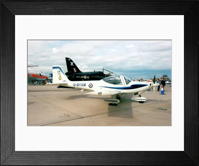 Framed Print : Grob G-115E Tutor G-BYXM Framed Print : Grob G-115E Tutor G-BYXM
