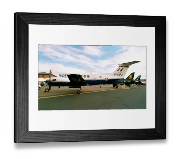 Framed Print : Raytheon B200 King Air G-RAFK Framed Print : Raytheon B200 King Air G-RAFK
