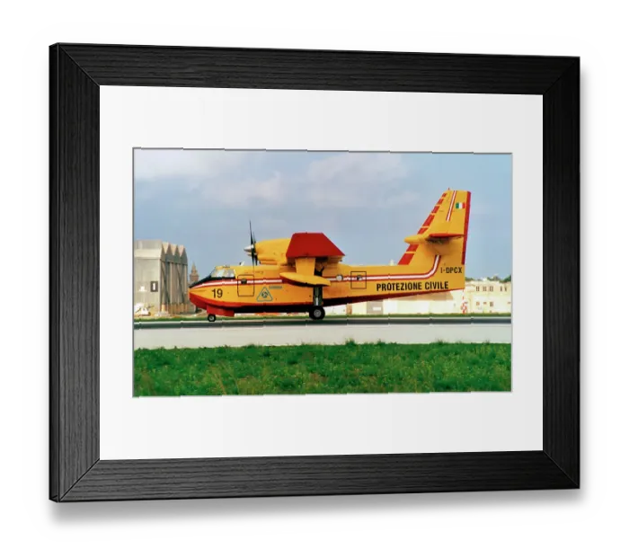Framed Print : Canadair 415 I-DPCX / 19 Framed Print : Canadair 415 I-DPCX / 19