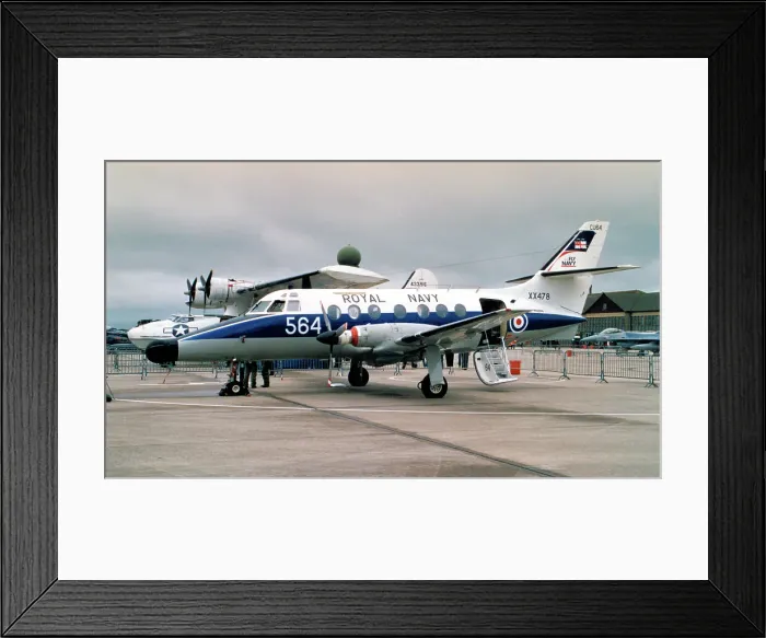 Framed Print : British Aerospace Jetstream T. 2 XX478 / 564 Framed Print : British Aerospace Jetstream T. 2 XX478 / 564