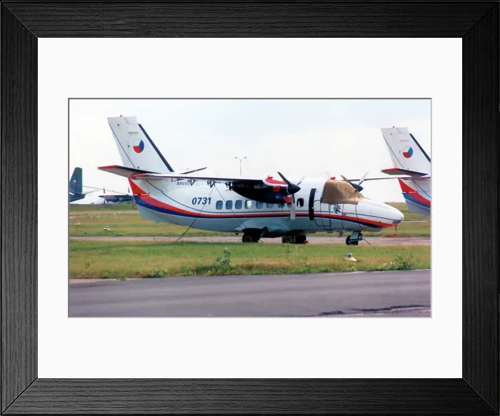 Framed Print : Let L-410 Turbolet 0731 Framed Print : Let L-410 Turbolet 0731