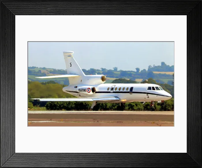 Framed Print : Dassault Falcon 50 5 Framed Print : Dassault Falcon 50 5