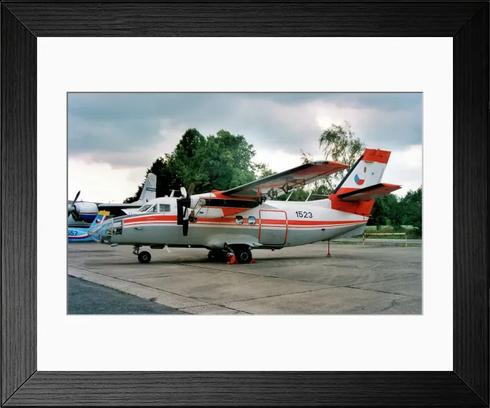 Framed Print : Let L-410 Turbolet 1523 Framed Print : Let L-410 Turbolet 1523