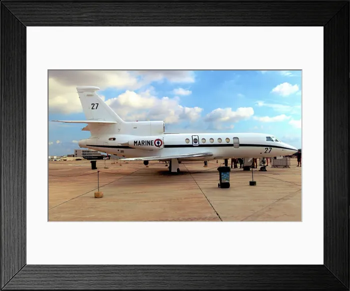 Framed Print : Dassault Falcon 50 27 Framed Print : Dassault Falcon 50 27