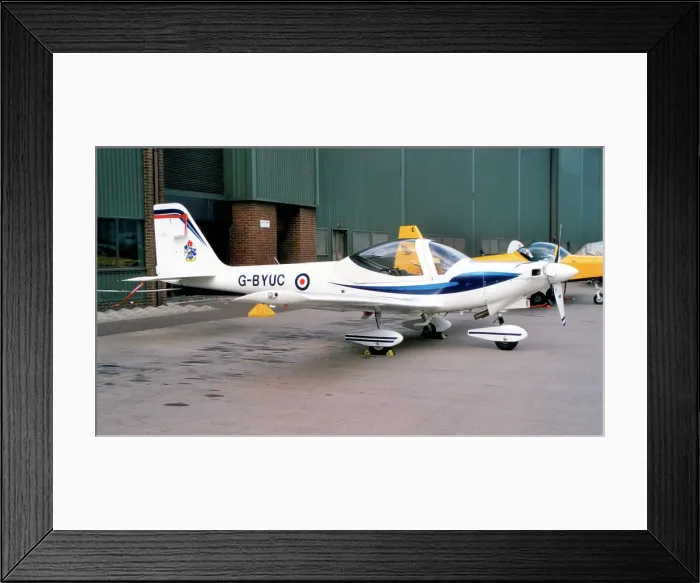 Framed Print : Grob G-115E Tutor G-BYUC Framed Print : Grob G-115E Tutor G-BYUC