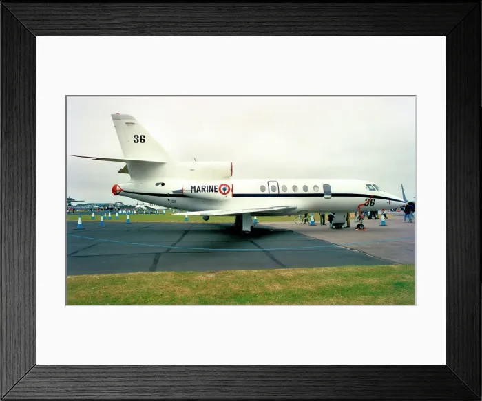 Framed Print : Dassault Falcon 50 36 Framed Print : Dassault Falcon 50 36