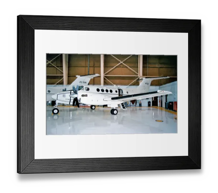 Framed Print : Raytheon Beech C-12V Huron 94-0317 Framed Print : Raytheon Beech C-12V Huron 94-0317