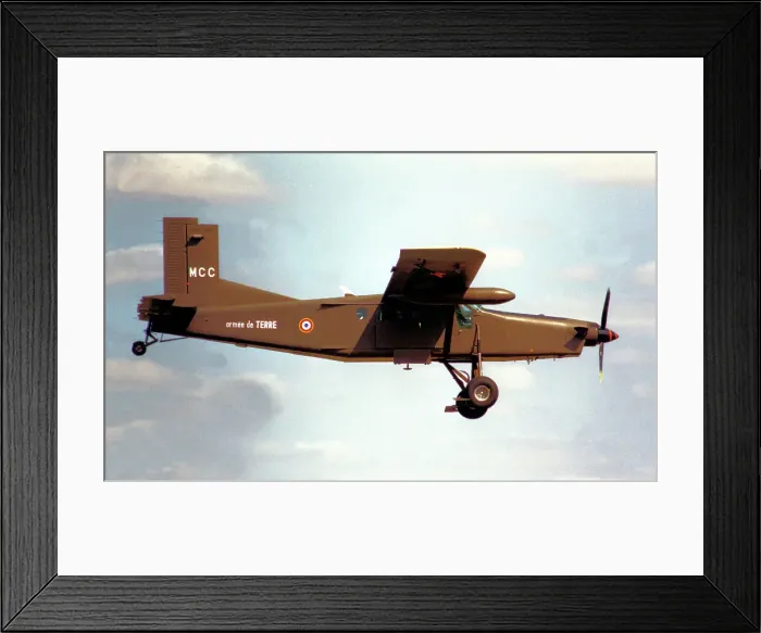 Framed Print : Pilatus PC-6 Turbo-Porter MCC - F-MMCC Framed Print : Pilatus PC-6 Turbo-Porter MCC - F-MMCC