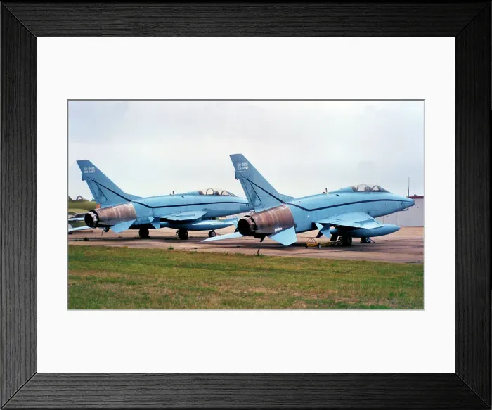 Framed Print : North American F-100F Super Sabre 56-3899 & 56-3905 Framed Print : North American F-100F Super Sabre 56-3899 & 56-3905