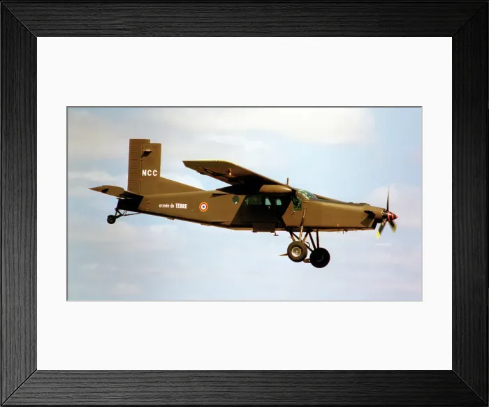 Framed Print : Pilatus PC-6 Turbo-Porter MCC - F-MMCC Framed Print : Pilatus PC-6 Turbo-Porter MCC - F-MMCC