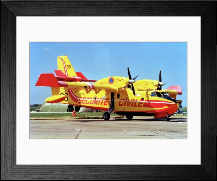 Framed Print : Canadair CL-415 F-ZBEO - 36 Framed Print : Canadair CL-415 F-ZBEO - 36