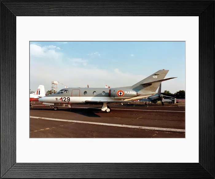 Framed Print : Dassault Falcon 10MER 129 Framed Print : Dassault Falcon 10MER 129