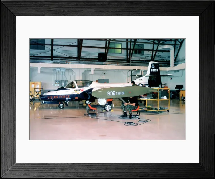 Framed Print : Cessna T-37B 56-3493 Framed Print : Cessna T-37B 56-3493