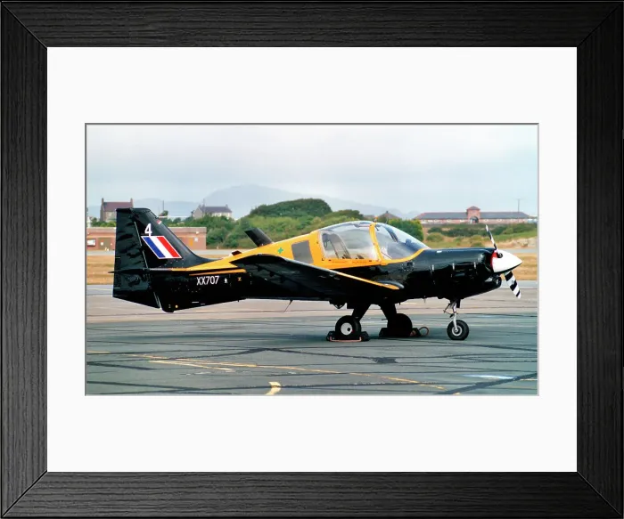 Framed Print : Scottish Aviation Bulldog T. 1 XX707 Framed Print : Scottish Aviation Bulldog T. 1 XX707