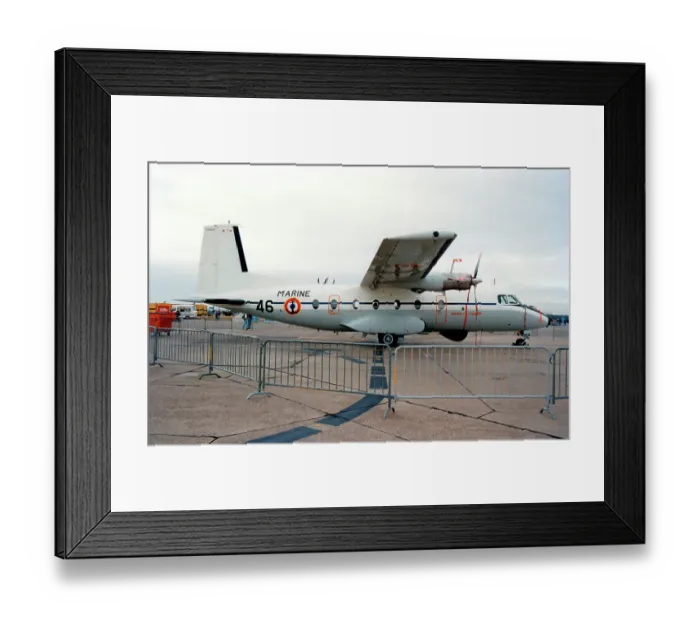 Framed Print : Aerospatiale N. 262E Fregate 46 Framed Print : Aerospatiale N. 262E Fregate 46