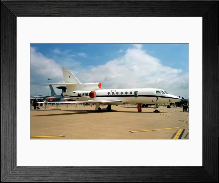 Framed Print : Dassault Falcon 50 7 Framed Print : Dassault Falcon 50 7