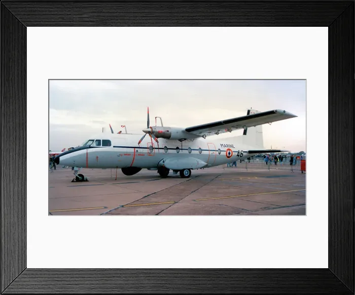 Framed Print : Aerospatiale N. 262E Fregate 46 Framed Print : Aerospatiale N. 262E Fregate 46