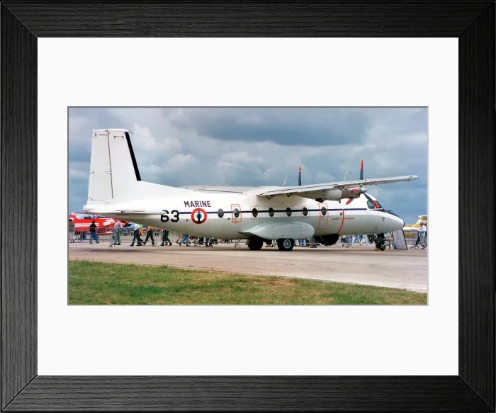 Framed Print : Aerospatiale N. 262E Fregate 63 Framed Print : Aerospatiale N. 262E Fregate 63