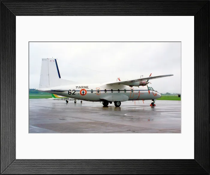 Framed Print : Aerospatiale N. 262E Fregate 62 Framed Print : Aerospatiale N. 262E Fregate 62