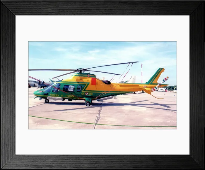 Framed Print : AgustaWestland AW109N MM81707 - GF-318 Framed Print : AgustaWestland AW109N MM81707 - GF-318