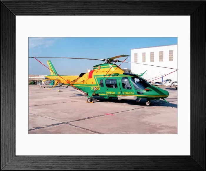 Framed Print : AgustaWestland AW109N MM81707 - GF-318 Framed Print : AgustaWestland AW109N MM81707 - GF-318