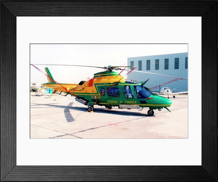 Framed Print : AgustaWestland AW109N MM81707 - GF-318 Framed Print : AgustaWestland AW109N MM81707 - GF-318