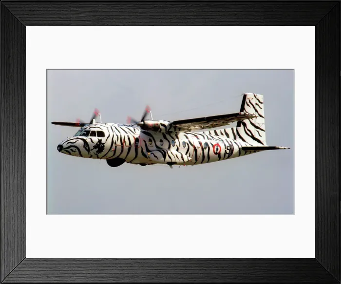 Framed Print : Aerospatiale N. 262E Fregate 51 Framed Print : Aerospatiale N. 262E Fregate 51
