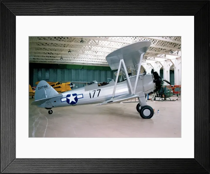 Framed Print : Stearman PT-13D G-BRTK - 42-17786 Framed Print : Stearman PT-13D G-BRTK - 42-17786