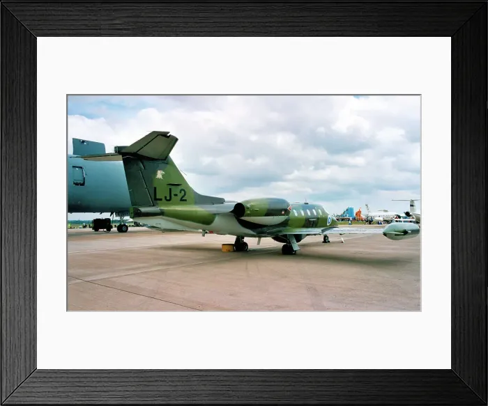 Framed Print : Learjet 35A LJ-2