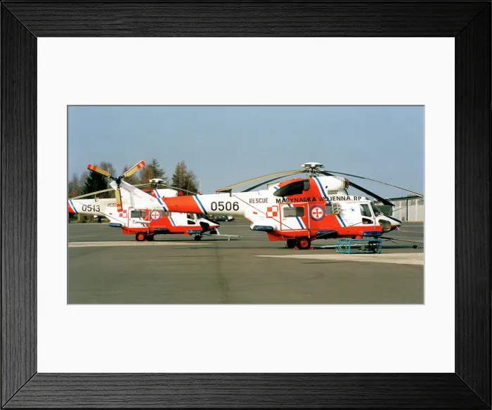 Framed Print : PZL-Swidnik W-3RM Anakconda 0506 & 0513 Framed Print : PZL-Swidnik W-3RM Anakconda 0506 & 0513